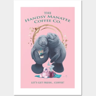 The Handsy Manatee Coffee Co. Posters and Art